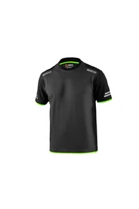 T-shirt Tech maglietta da lavoro SPARCO verde / nero con spalline rinforzate ✔️ - Imagen 1 de 3