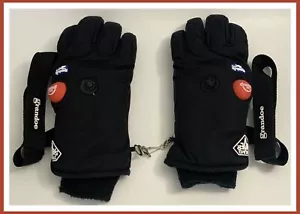 Vtg Grandoe Black Ski/Cold Weather Gloves W/Reebok Pump-Great Condition - RARE! - Picture 1 of 10