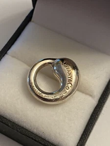 Tiffany & Co Sterling Silver Elsa Peretti Eternal Circle Pendant - Picture 1 of 12