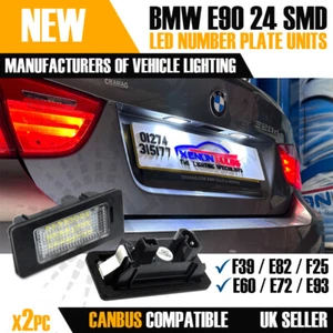 LED LICENSE NUMBER PLATE LIGHT LAMP BULB BMW E90 E91 E92 E93 F30 F31 F35 F80 M3 - Picture 1 of 6