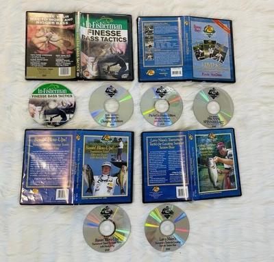 Kevin VanDam 3 DVD Set Fishing Tips Stacey King Larry Nixon Bass Pro Shops 6 DVD Foto 1 de 4