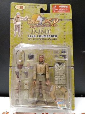 RARE 1:18 Ultimate Soldier D-Day Tank Commander, Jesse "Wildman" James - Image 1 of 2