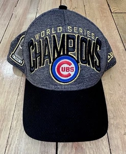 New Era 39Thirty Chicago Cubs 2016 World Series Championship Locker Room Hat NWT - Picture 1 of 5