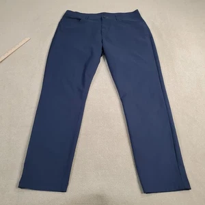 Public Rec Pants Mens 36x32 Blue Straight Performance Lightweight Stretch Tech - Picture 1 of 12
