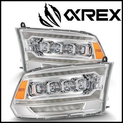 Faros proyectores LED NOVA cromados AlphaRex aptos para 09-18 Ram 1500/2500/3500/4500 Foto 1 de 4