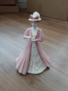 Coalport Limited Edition EMILY Drinking Tea Figurine Ringtons 1832 of 5000 - Picture 1 of 5