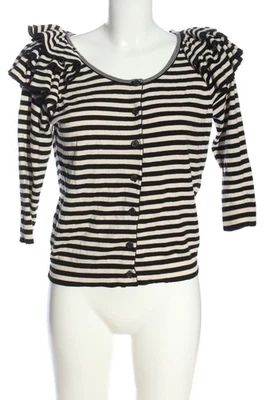 H&M Cárdigan de punto Mujeres Prendas de punto Talla EU 38 negro-crema - Imagen 1 de 4