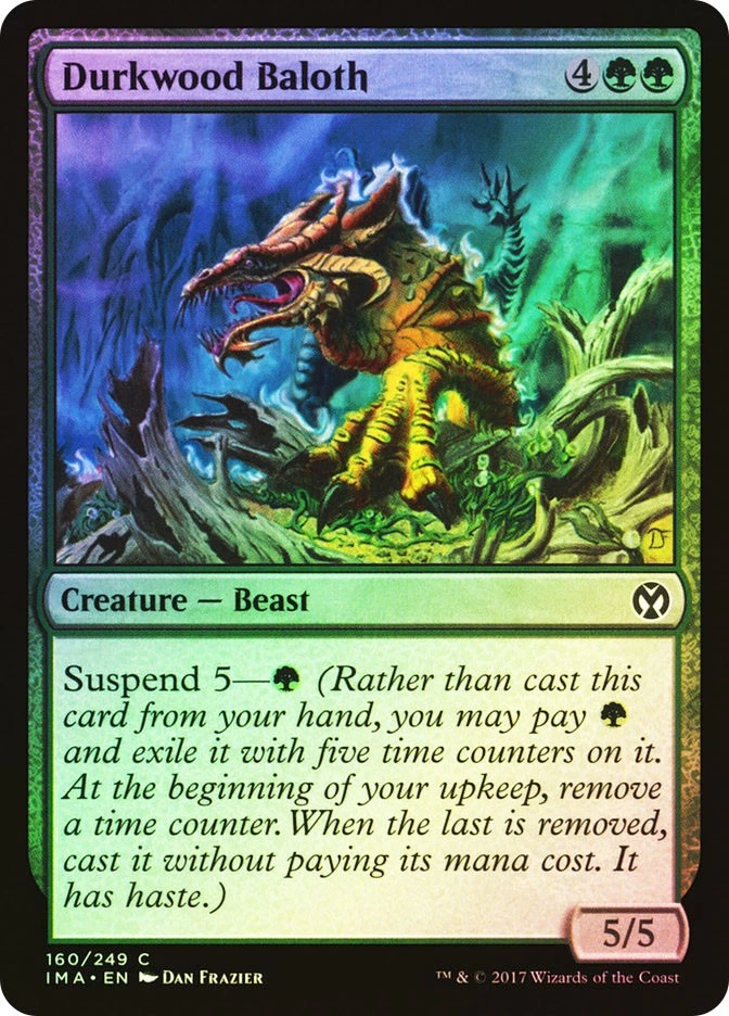 MTG FOIL Durkwood Baloth  - Iconic Masters #160 - Image 1 of 1