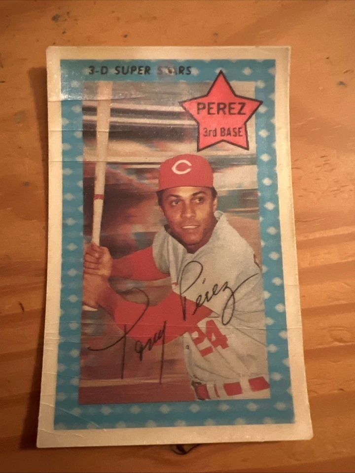 1971 Kelloggs 3D Super Stars 1970 XOGRAPH #58 Tony Perez, CINCINNATI REDS - Image 1 of 3