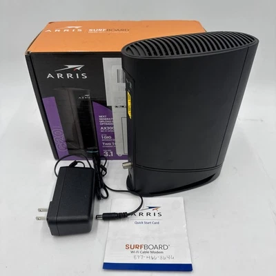 ARRIS G20 Cable Modem Router Combo Fast DOCSIS 3.1 Multi-Gigabit WiFi 6 AX3000 - Image 1 of 4