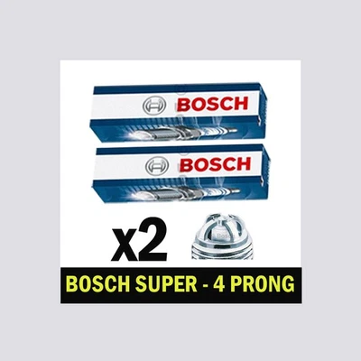 2x Spark Plugs Fits FIAT 126 CINQUECENTO 700 170 4052322420 - Image 1 of 4