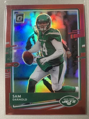 2020 Panini Donruss Optic - Sam Darnold #76 Red Prizm /99 - Image 1 of 3