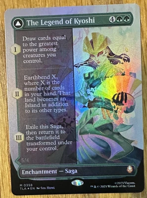 MTG Avatar: The Last Airbender, The Legend of Kyoshi / Avatar - Borderless Foil - Image 1 of 2