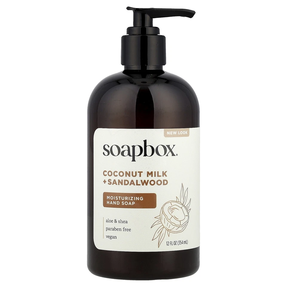 Moisturizing Hand Soap, Coconut Milk + Sandalwood, 12 fl oz (354 ml) - Image 1 of 2
