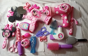 Disney 20 Stck. Minnie Mouse Pretend Haarstyling Spielzeug Set Lot Rosa Zubehör - Bild 1 von 3