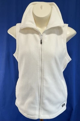 Chaleco Calvin Klein Performance Sherpa Polar Bolsillos con Cremallera Marfil Crema Talla XL Foto 1 de 4