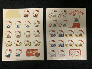 De colección - 1976 - Sanrio - Hello Kitty - Pegatinas - Fútbol - Fútbol - Autobús - Imagen 1 de 2