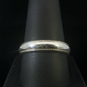 Banda de plata de ley 925 de 4,9 mm de ancho 5,0 gramos Tamaño:10,25 (WCP033782) - Imagen 1 de 5