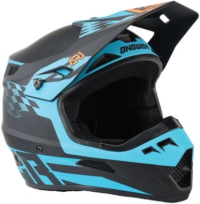 Answer Racing AR1 Sweep Helmet - Black/Blue - Adult Size Large ans442911 - Image 1 of 4