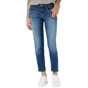 J Brand Denim Women’s 32 Blue Old Rose Wash Sadey Slim Straight Cropped Jeans - Picture 1 of 6