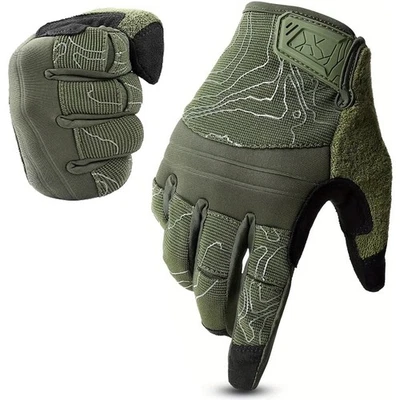 Guantes tácticos de dedo completo ejército militar caza combate tiro para hombres mujeres Foto 1 de 4