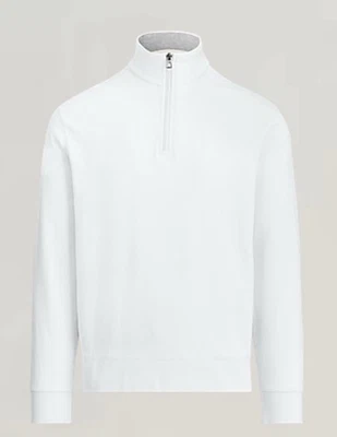 NWT Polo Ralph Lauren Men’s CYO Create Your Own White Luxury Jersey Pullover XL - Image 1 of 4