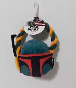 STAR WARS Boba Fett 6" Peluche Perro Juguete Cabeza de Cuerda con Chirrido NUEVO - Imagen 1 de 5