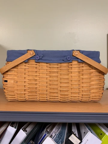 Longaberger CRAFT KEEPER Basket Protector Corn Liner Hostess see pictures Cover