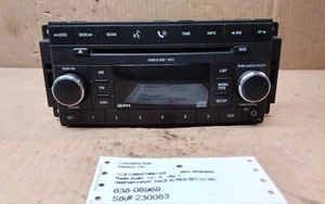 2007 CHRYSLER SEBRING AM/FM/CD/SATELLITE RADIO FACE ID- RES - Picture 1 of 11