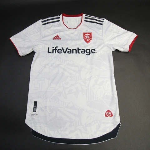 Real Salt Lake adidas Game Jersey - Soccer Men's White New Cover