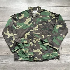 Vintage Rattlers Marke Camouflage Hausarbeit Mantel Stil Jagd Knopfleiste USA Herren L - Bild 1 von 9