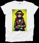 Cool Monkey Tshirt Okulary przeciwsłoneczne Wysoka jakość Chłopiec lub Dziewczyna NAPISZ DO MNIE ROZMIAR UK