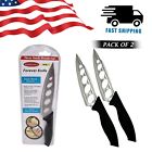 2 Pcs Non- Stick Sharp Knife- Laser Cut Forged  Stainless Steel Forever Knife