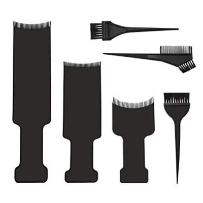 6 Pcs Highlighting Board and Brush Kit Flat Top Paddle Board Hair Comb - Image 1 of 4