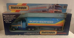 Matchbox 1983 Super-Kings K-31 Refrigeration Truck Euro-Express/READ/SEALED VNTG - Picture 1 of 9