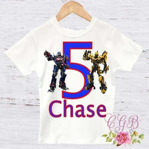 Transformers birthday shirt, boys transformers shirt - Picture 1 of 1