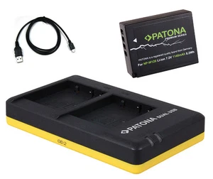 Batería + Cargador Dual para Fuji-Film X-E1 / X-E2 / X-E2S / X-M1 - NP-W126 - Imagen 1 de 1