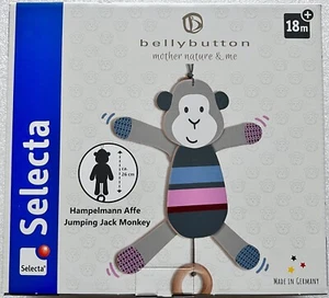 Selecta Zappeläffchen Jumping Jack Baby Toy Toys Toddlers Game Wooden Game 64027 - Picture 1 of 11