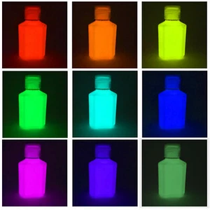 Kilabitzzz Glow in the dark farba Wielka Brytania wybór z 10 różnych świetlistych kolorów - Zdjęcie 1 z 26