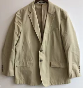 LL Bean Men’s 48-Tall Jacket Khaki Safari Field Hunting Chore Blazer 290300 - Picture 1 of 14