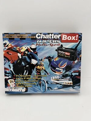 Chatter Box Multi-Sport HJC-FRS Person to Person Stereo Head Set NEW! VINTAGE! - Image 1 of 3