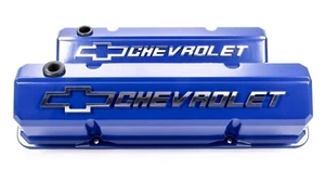 Proform 141 932 Sbc Slant Edge V C s Die Cast Blue - Picture 1 of 3