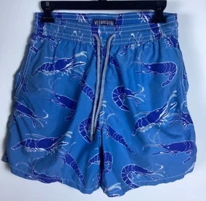 Vilebrequin Boy's Swim Trunks  Blue Shrimp Print - L - Picture 1 of 5