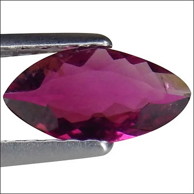 0.41 Ct Natural Tourmaline Gemstone Deep Pink Color Marquise Cut - Image 1 of 4