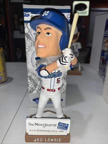 Jed Lowrie Wilmington Blue Rocks SGA Bobblehead Kansas City Royals Red Sox Cover