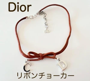 Christian Dior Choker Necklace Accessory Vintage Gold Color From Japan USed - Picture 1 of 4