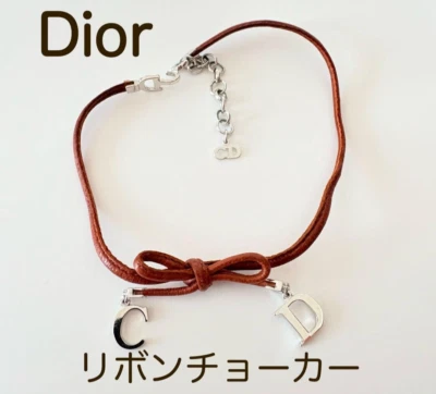 Christian Dior Choker Necklace Accessory Vintage Gold Color From Japan USed - Image 1 of 4