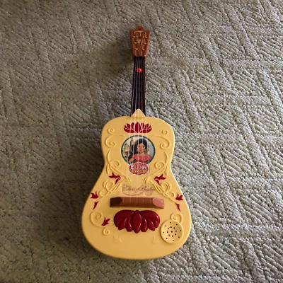 Juguete Guitarra Disney Elena Of Avalor 20" Plástico Reproduce 3 Canciones Probado Funciona Foto 1 de 4
