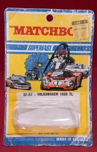 1971 Matchbox Superfast Volkswagen 1600TL Empty Blister Card Package #67 NO CAR - Picture 1 of 3