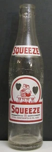 Squeeze (R & W Label) ACL Soda Bottle 10oz. 1963 New Orleans, U.S.A. - Picture 1 of 2